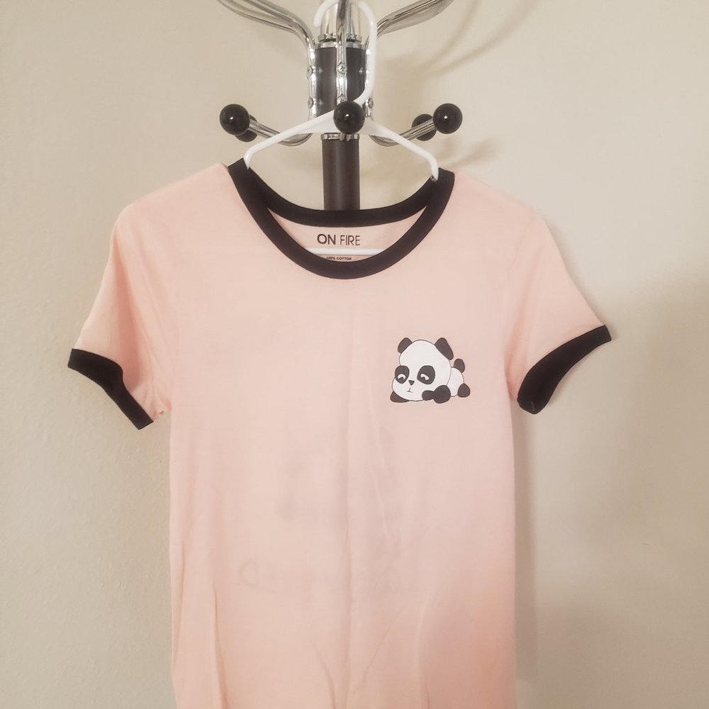 Pink Panda t shirt